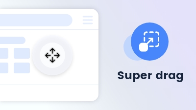 Maxthon browser feature Super drag